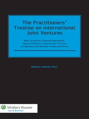cover image of The Practitioners' Treatise on International Joint Ventures